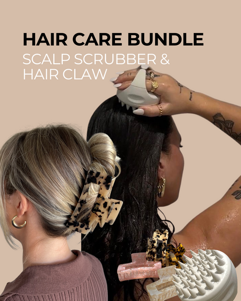 Hair Care Bundle - Scalp Scrubber & Hair Claw